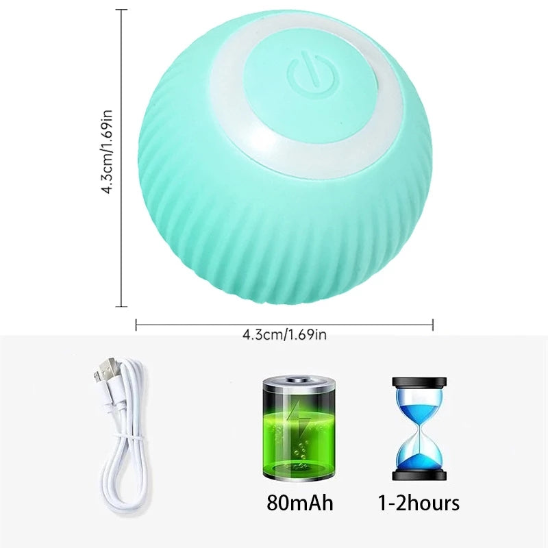 1pc Smart Cat Toy Automatic Rolling Ball Electric Interactive Training Self-Moving