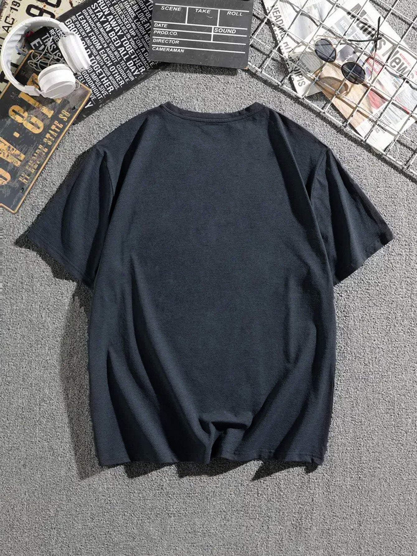 Plus Size Men's Casual Graphic Tees For Summer, Pink Savage Print Crew Neck Oversized T-shirts, Trendy Chic Outfit Men's Clothings