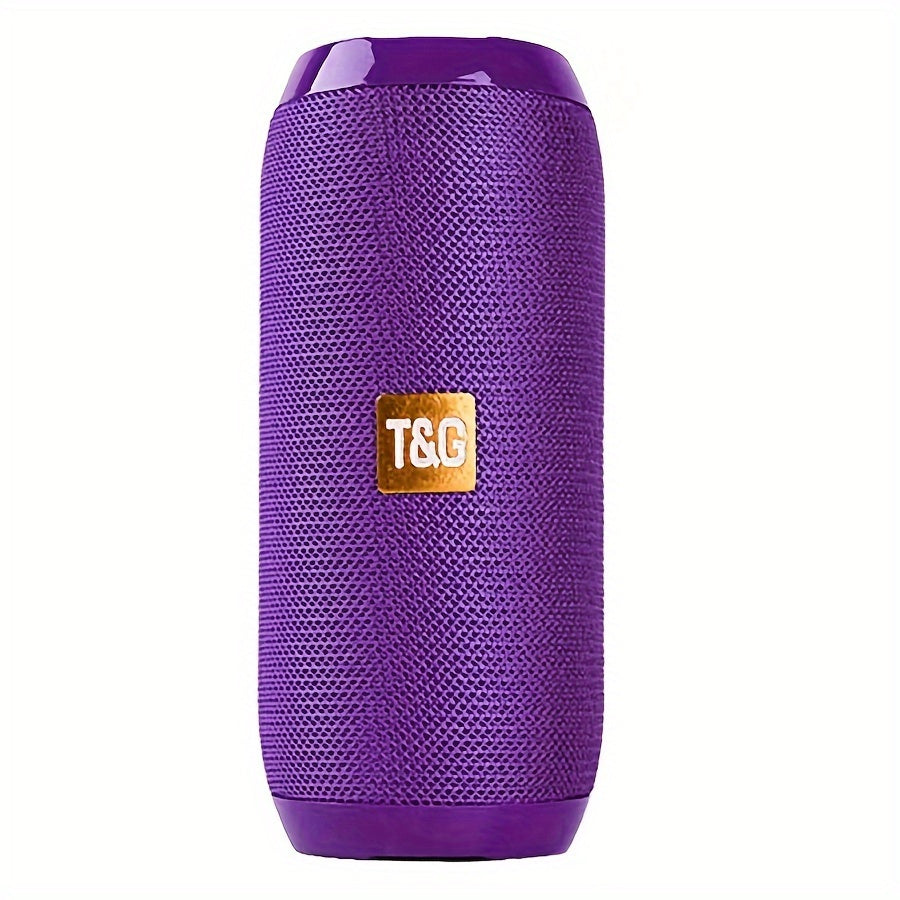 TG117 Portable Wireless Stereo Speaker System - Twin Speaker TWS Technology, Built-in Mic for Hands-Free Calls, FM Radio, TF Card & USB Playback - Perfect for Travel, Outdoor Adventures, and Indoor Entertainment