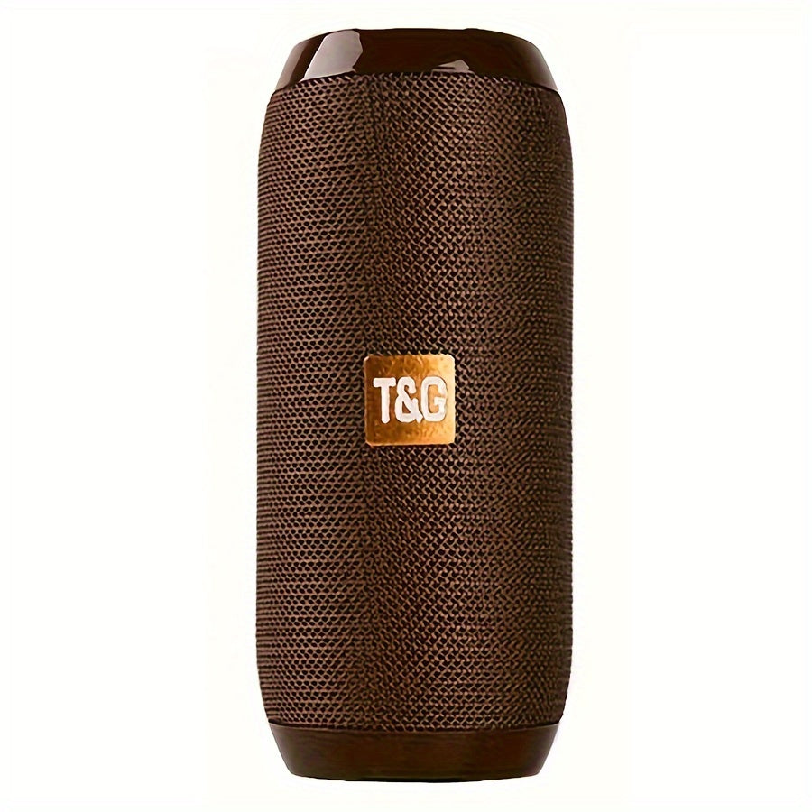 TG117 Portable Wireless Stereo Speaker System - Twin Speaker TWS Technology, Built-in Mic for Hands-Free Calls, FM Radio, TF Card & USB Playback - Perfect for Travel, Outdoor Adventures, and Indoor Entertainment