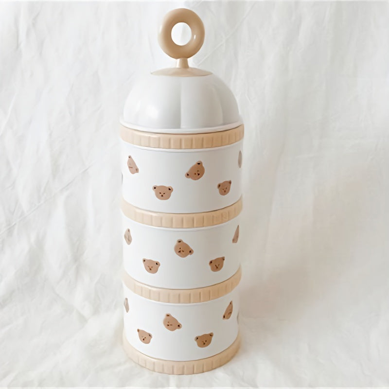 Baby Portable Milk Powder Box, Children's Sealed Moisture-proof Dispenser, Baby Rice Flour Storage Container