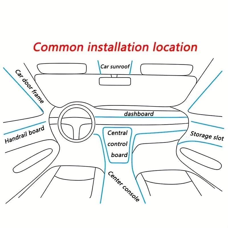 2m 4m LED Strip Car Interior Decorations Atmosphere Light RGB Neon DIY Dashboard Ambient Optical Fiber Strips Lamp with USB Drive