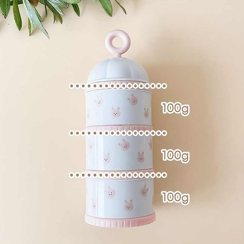 Baby Portable Milk Powder Box, Children's Sealed Moisture-proof Dispenser, Baby Rice Flour Storage Container