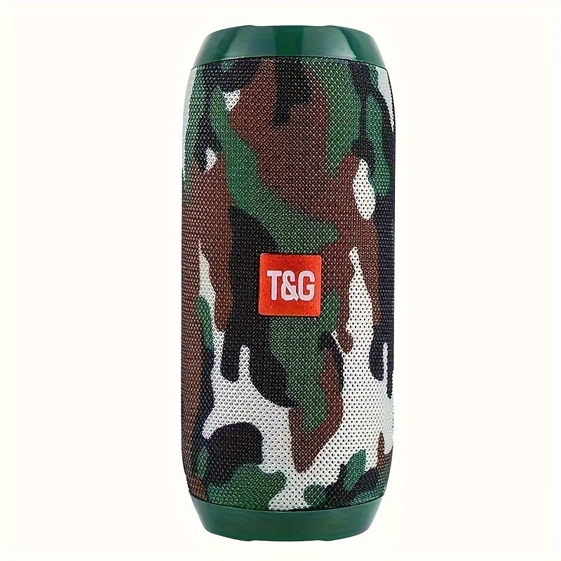 TG117 Portable Wireless Stereo Speaker System - Twin Speaker TWS Technology, Built-in Mic for Hands-Free Calls, FM Radio, TF Card & USB Playback - Perfect for Travel, Outdoor Adventures, and Indoor Entertainment