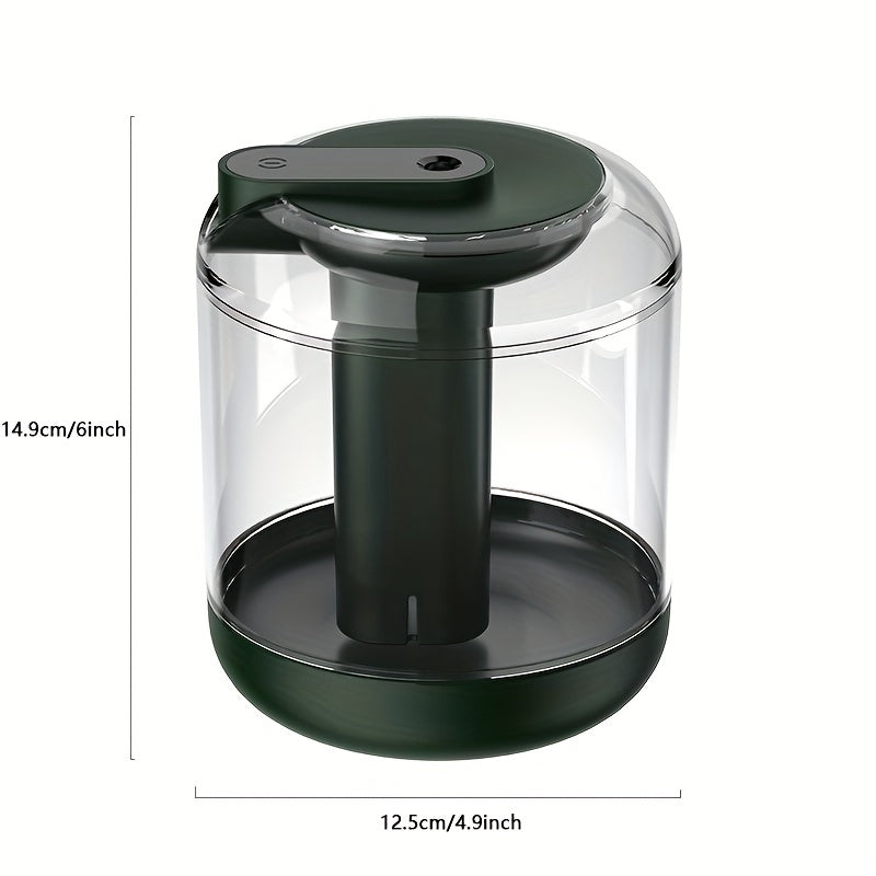 Humidifiers For Bedroom, 1L Cool Mist Humidifiers, Transparent Tank, LED Night Light, 2 Mist Mode, 2000mAh Battery Operated Humidifier, Quiet Air Humidifier, Portable Travel Humidifier For Car Desk Home Office
