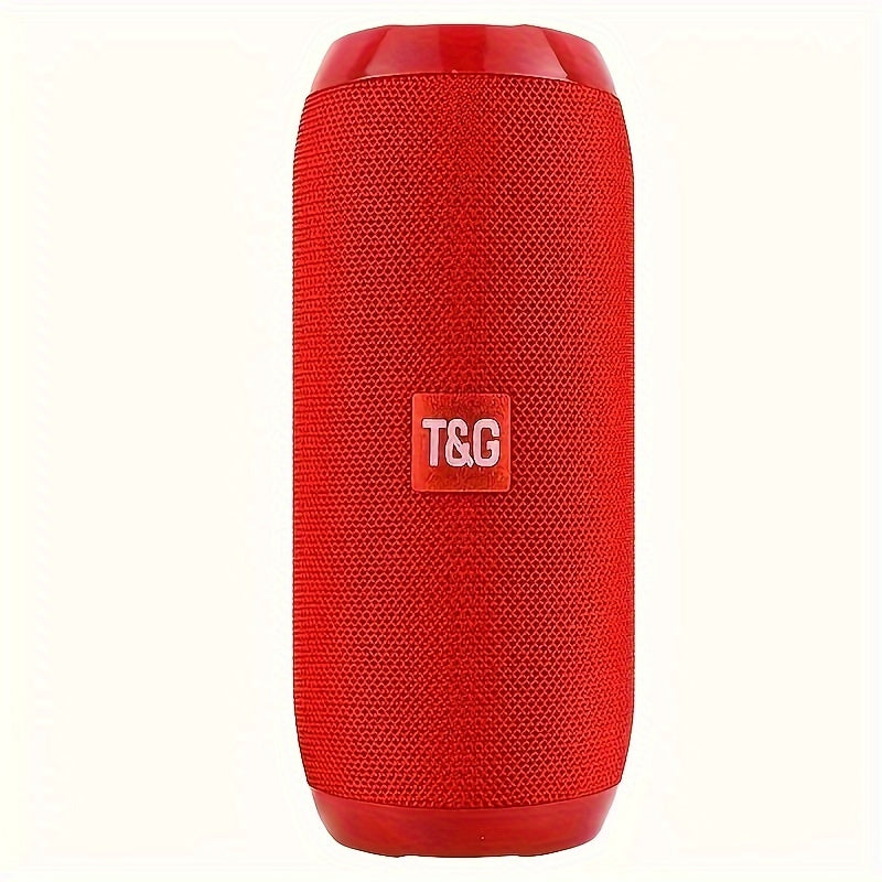 TG117 Portable Wireless Stereo Speaker System - Twin Speaker TWS Technology, Built-in Mic for Hands-Free Calls, FM Radio, TF Card & USB Playback - Perfect for Travel, Outdoor Adventures, and Indoor Entertainment