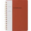 Custom 8 Colors Linen Softcover PU Notebook Journal Note Book Diary Spiral Binding Twin Rings