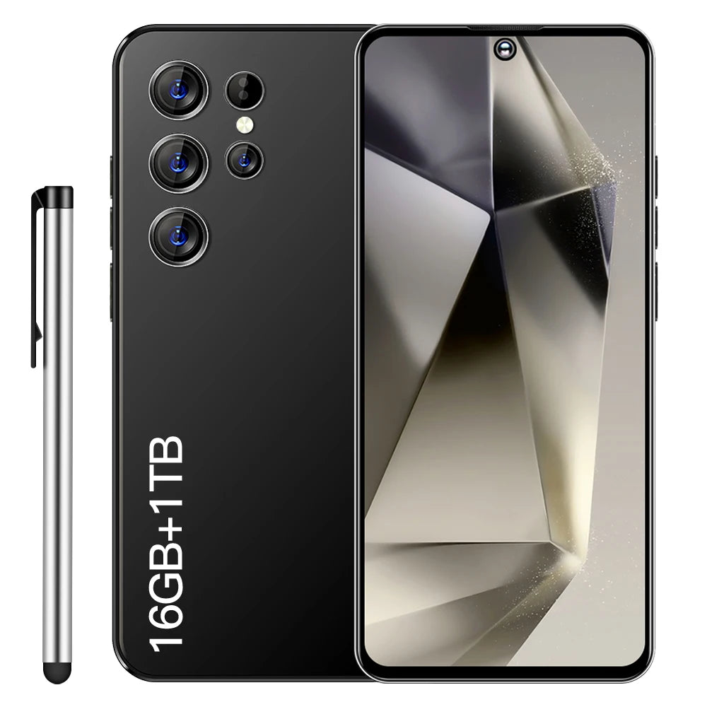 2024 Latest Android 13 AI Smartphone S24ultra Mobile Phone With Stylus Pen 7.3inch Big Screen Mviles 5g Telefono Inteligente