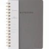 Custom 8 Colors Linen Softcover PU Notebook Journal Note Book Diary Spiral Binding Twin Rings