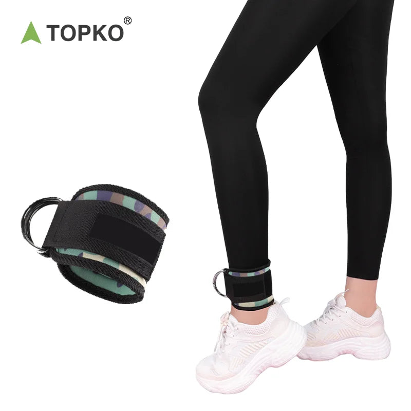 TOPKO in Stock Pull Rope Accessories Leg Muscle Trainer Hip Training Leg Leggings Elasticity Ankle Strap