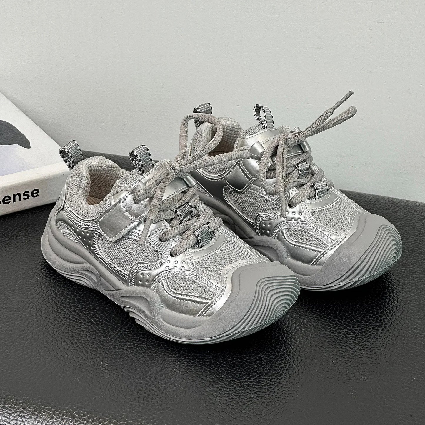 Spring Children's Athletic Sneakers Mixed Colors Fashion Kids Casual Running Tennis for Boys Girls Breathable Toddler Sneakers