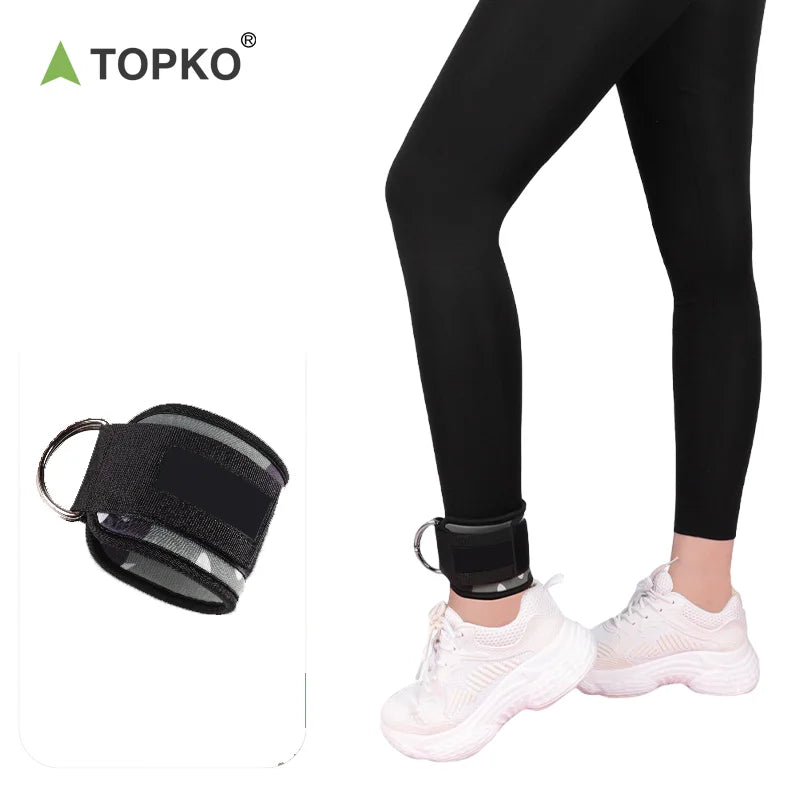 TOPKO in Stock Pull Rope Accessories Leg Muscle Trainer Hip Training Leg Leggings Elasticity Ankle Strap