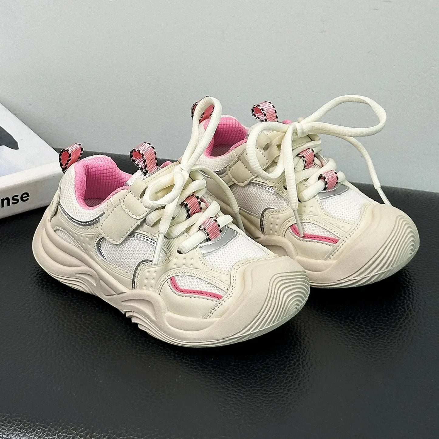 Spring Children's Athletic Sneakers Mixed Colors Fashion Kids Casual Running Tennis for Boys Girls Breathable Toddler Sneakers