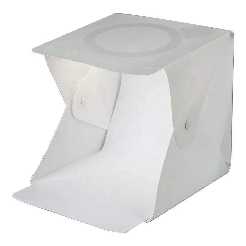 30cm Photo Light Box Quick Install Foldable Portable Studio Kit with Professional Photography Equipment Include 6 Background.