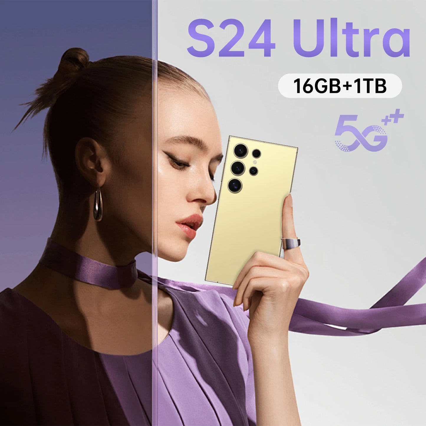S24 Ultra 5G 12GB+256GB 7.3 120Hz Dual Sim 108MP Rear Great for Video Editing New Used Condition Smart Cell Phone Supports CDMA