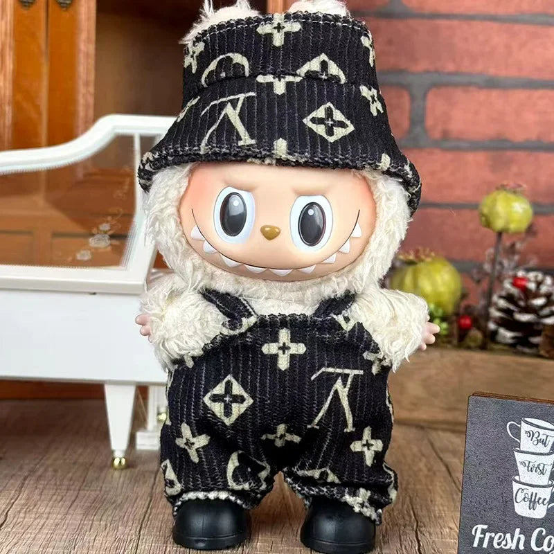 Only clothes: Cute casual style overalls The fashionable and creative dressing of dolls adds a touch of vitality to your dolls