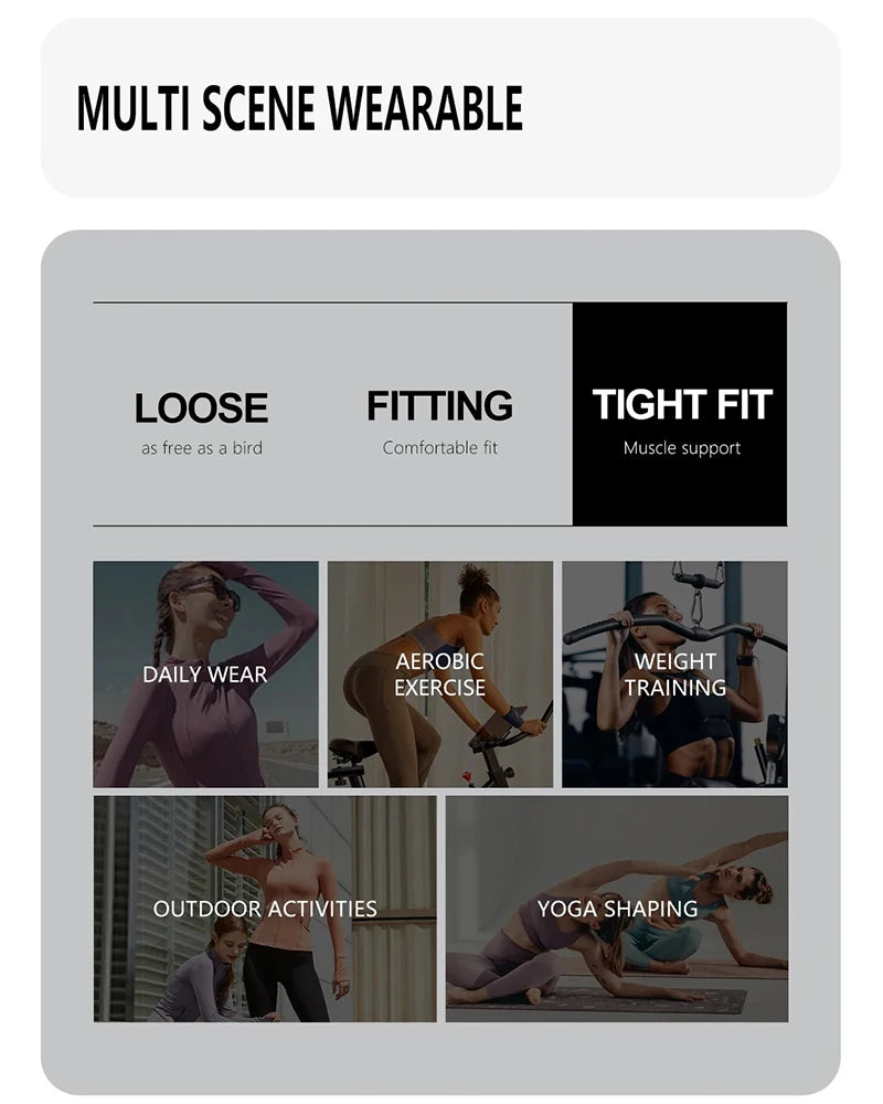 Yoga Clothes Gym Shirt Clothing Top Shirt Sports Coat for Women Long-sleeve Top Suit for Fitness Gym Clothes Shirts Sportswear