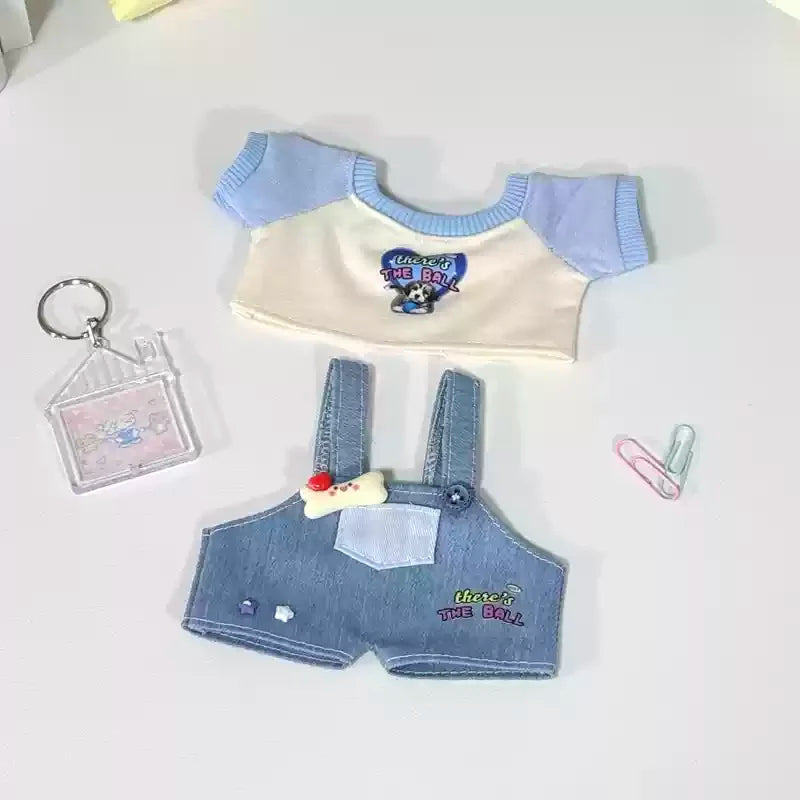 Only Clothes 20cm Doll Clothes Cotton Doll Blind Box Plush Doll Clothing Wow Cool Wakuku Doll Clothes Multiple Styles Set
