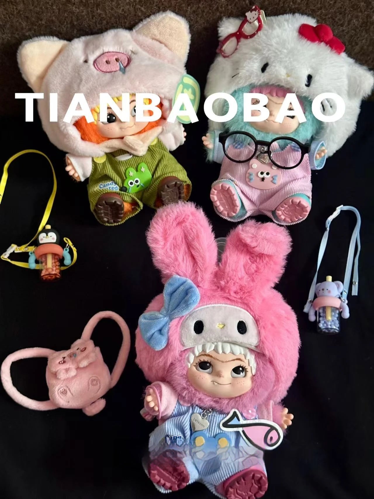 Only Clothes 20cm Doll Clothes Cotton Doll Blind Box Plush Doll Clothing Wow Cool Wakuku Doll Clothes Multiple Styles Set