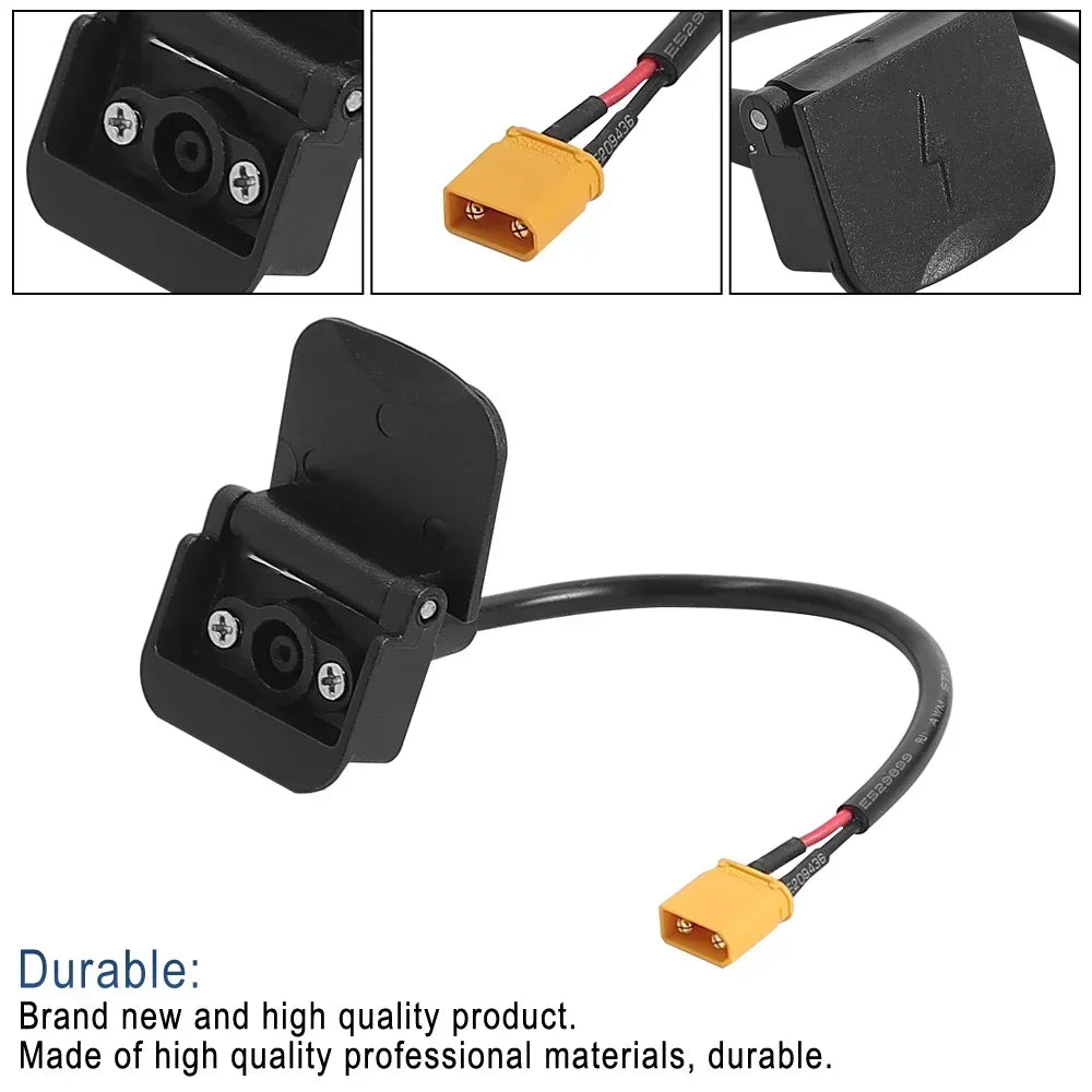 Charging Port Component Socket Plug Connecting Charging Interface Parts for Kugoo Kukirin G2 Max Electric Scooter