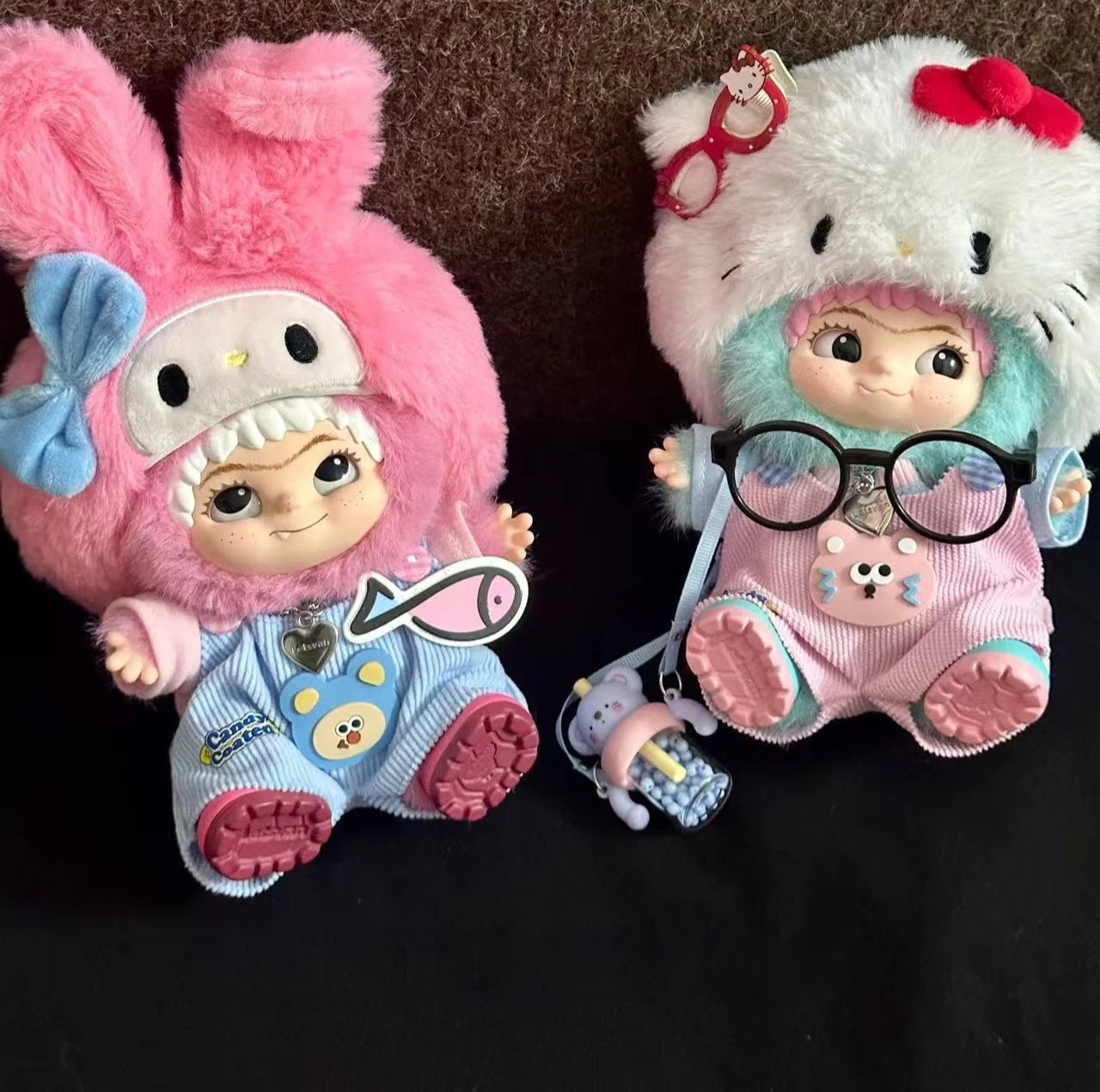 Only Clothes 20cm Doll Clothes Cotton Doll Blind Box Plush Doll Clothing Wow Cool Wakuku Doll Clothes Multiple Styles Set