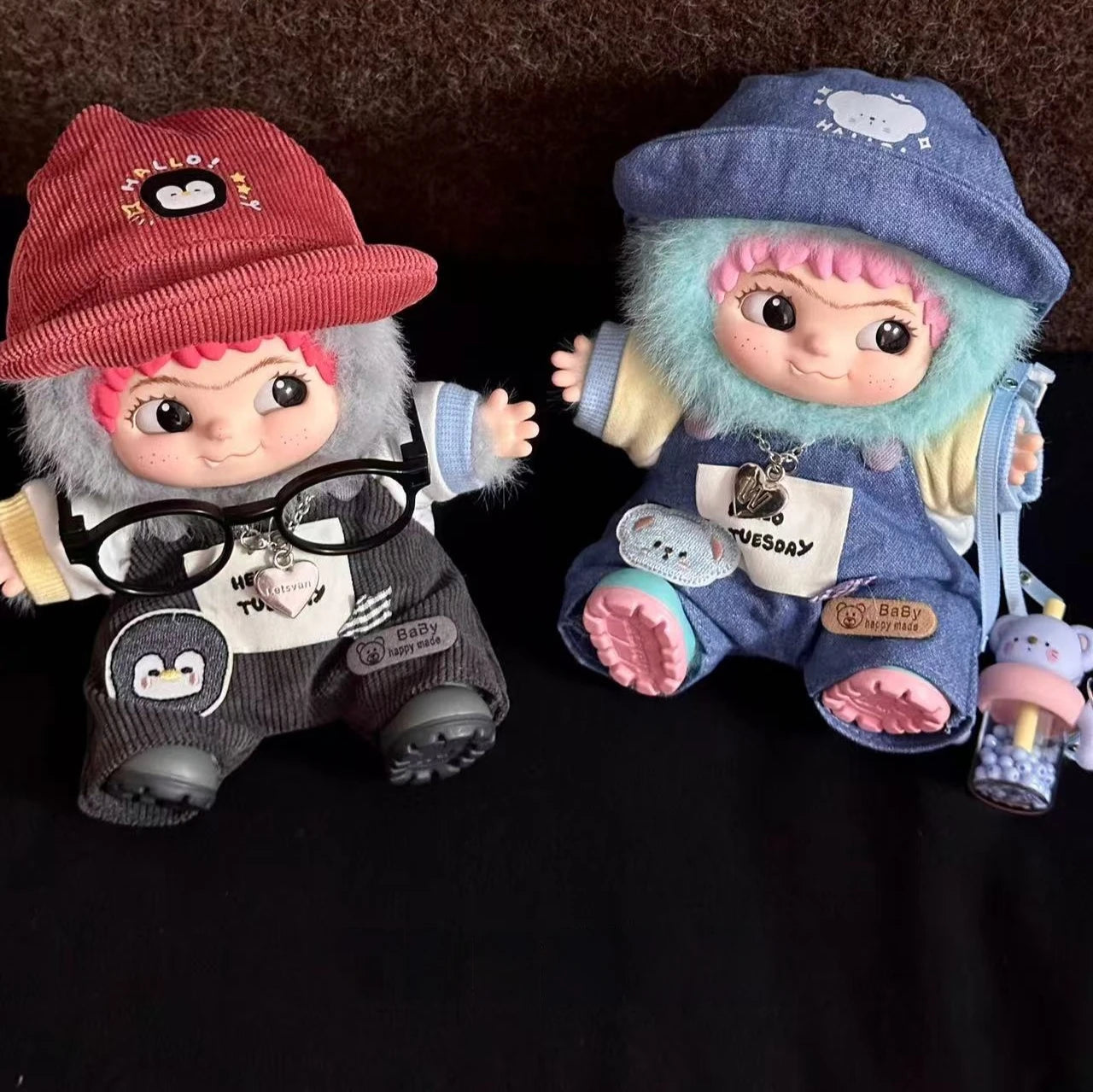 Only Clothes 20cm Doll Clothes Cotton Doll Blind Box Plush Doll Clothing Wow Cool Wakuku Doll Clothes Multiple Styles Set