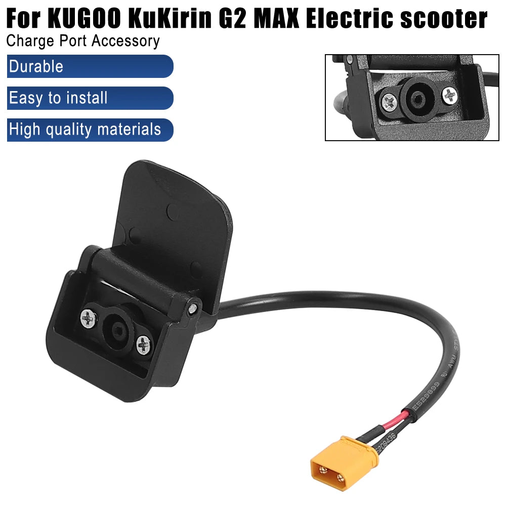 Charging Port for Kugoo Kukirin G2 Max Electric Scooter Charging interface component Socket Plug Connecting Accessories