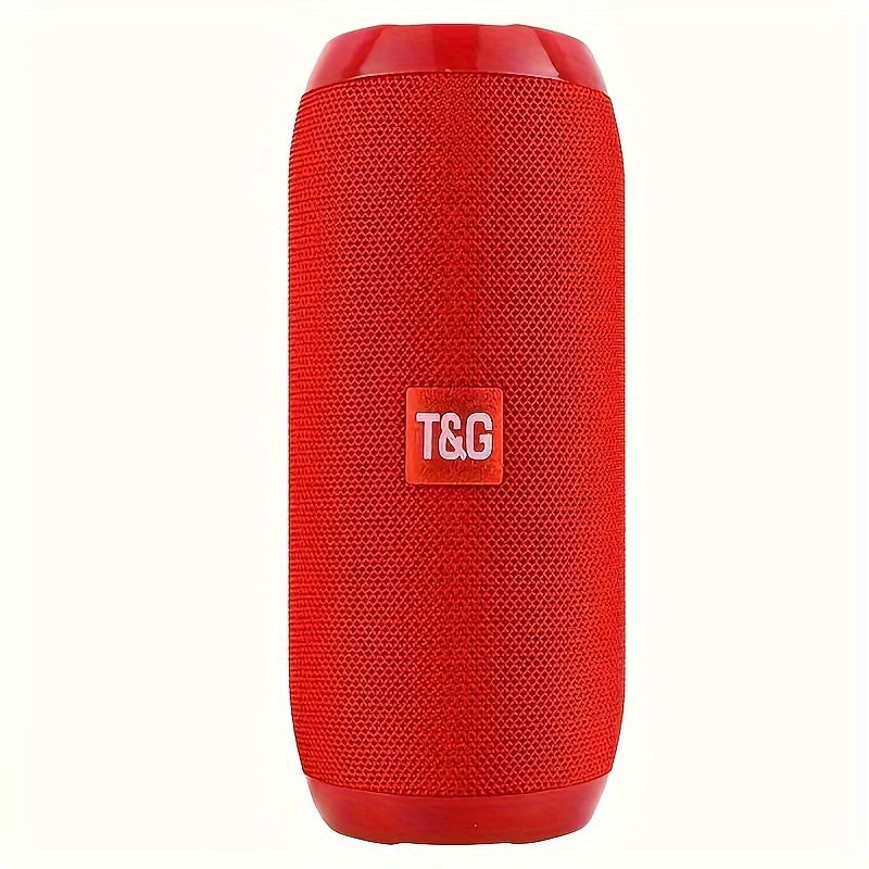 TG117 Portable Wireless Stereo Speaker System - Twin Speaker TWS Technology, Built-in Mic for Hands-Free Calls, FM Radio, TF Card & USB Playback - Perfect for Travel, Outdoor Adventures, and Indoor Entertainment