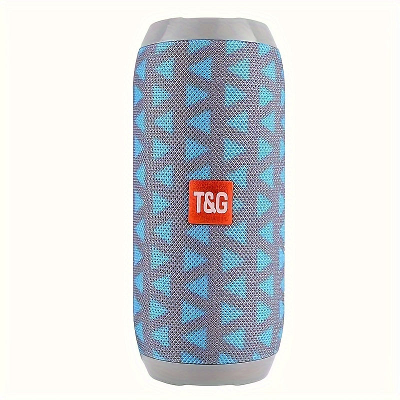 TG117 Portable Wireless Stereo Speaker System - Twin Speaker TWS Technology, Built-in Mic for Hands-Free Calls, FM Radio, TF Card & USB Playback - Perfect for Travel, Outdoor Adventures, and Indoor Entertainment