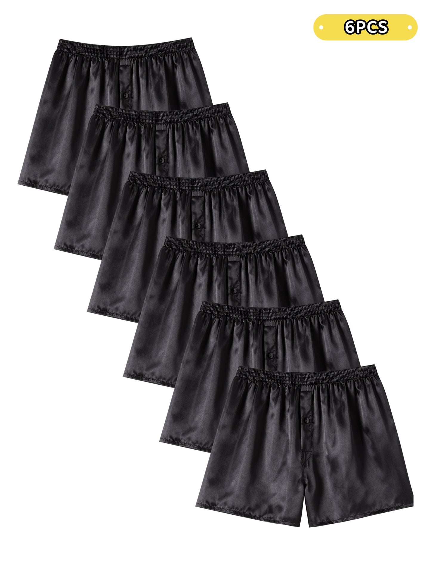 Set of 3/6 Jupitersecret Men'S Boxer Shorts, Smooth Touch Home Shorts with Elastic Waistband.