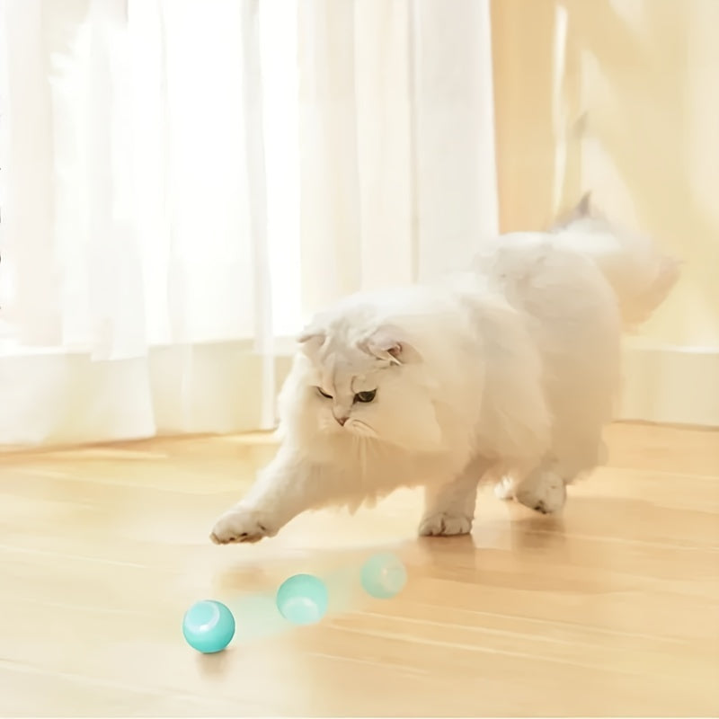 1pc Smart Cat Toy Automatic Rolling Ball Electric Interactive Training Self-Moving