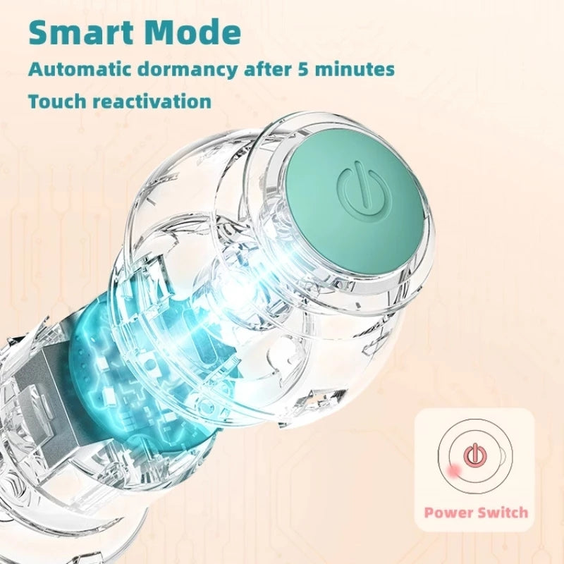 1pc Smart Cat Toy Automatic Rolling Ball Electric Interactive Training Self-Moving