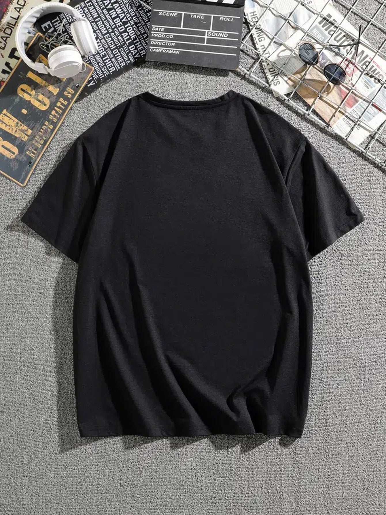 Plus Size Men's Casual Graphic Tees For Summer, Pink Savage Print Crew Neck Oversized T-shirts, Trendy Chic Outfit Men's Clothings
