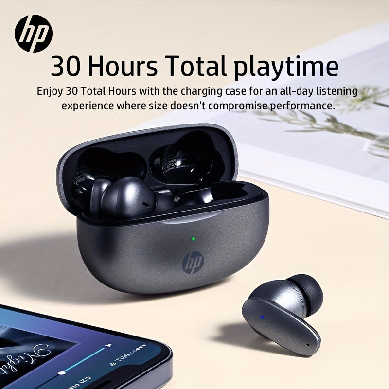TrueComfort Wireless Earbuds - Advanced ENC Noise Cancellation, Sweat-Resistant, Comfortable Fit, Built-in Microphone, Crystal-Clear Sound, Universal Compatibility for iPhone and Android - Perfect for Workout, Travel, and Dai