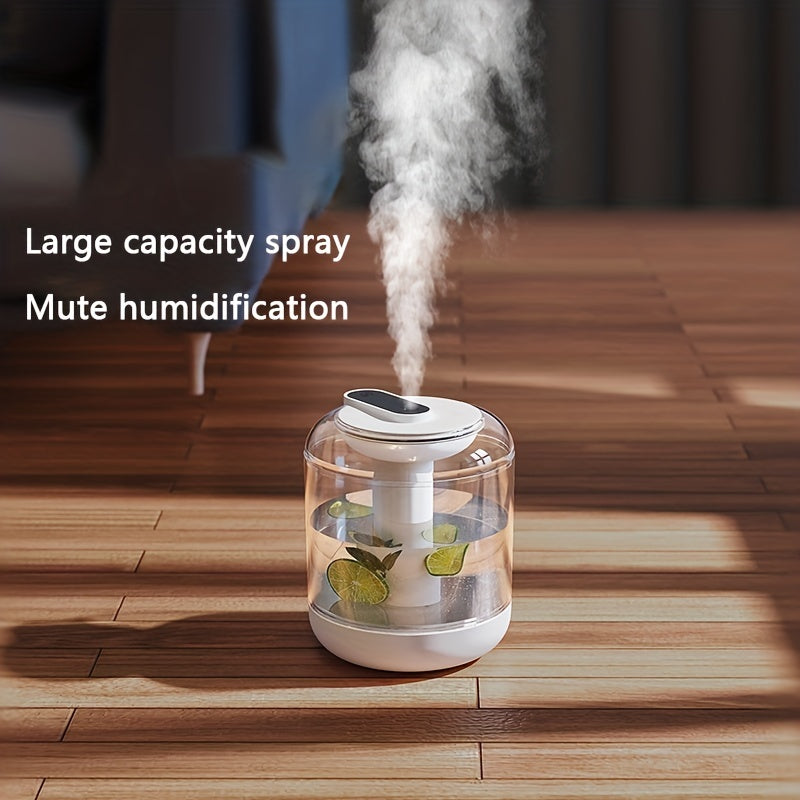 Humidifiers For Bedroom, 1L Cool Mist Humidifiers, Transparent Tank, LED Night Light, 2 Mist Mode, 2000mAh Battery Operated Humidifier, Quiet Air Humidifier, Portable Travel Humidifier For Car Desk Home Office
