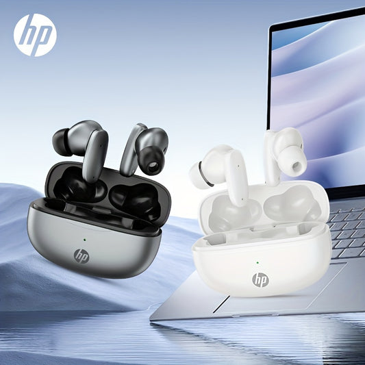 TrueComfort Wireless Earbuds - Advanced ENC Noise Cancellation, Sweat-Resistant, Comfortable Fit, Built-in Microphone, Crystal-Clear Sound, Universal Compatibility for iPhone and Android - Perfect for Workout, Travel, and Dai