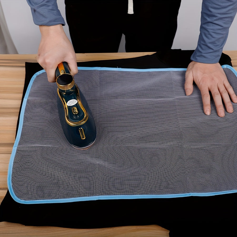 1pc Ironing protective cloth, Heat Resistant Ironing Pad - Protect Clothes and Ironing Board with Mesh Cloth Steam Ironing Pad