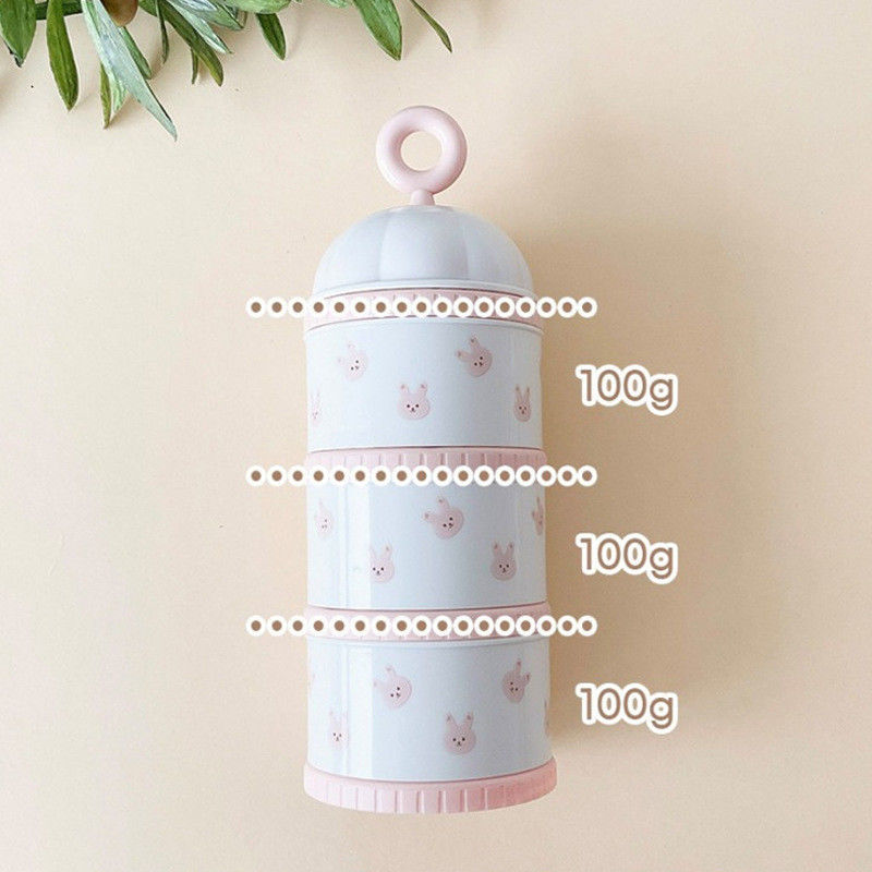 Baby Portable Milk Powder Box, Children's Sealed Moisture-proof Dispenser, Baby Rice Flour Storage Container