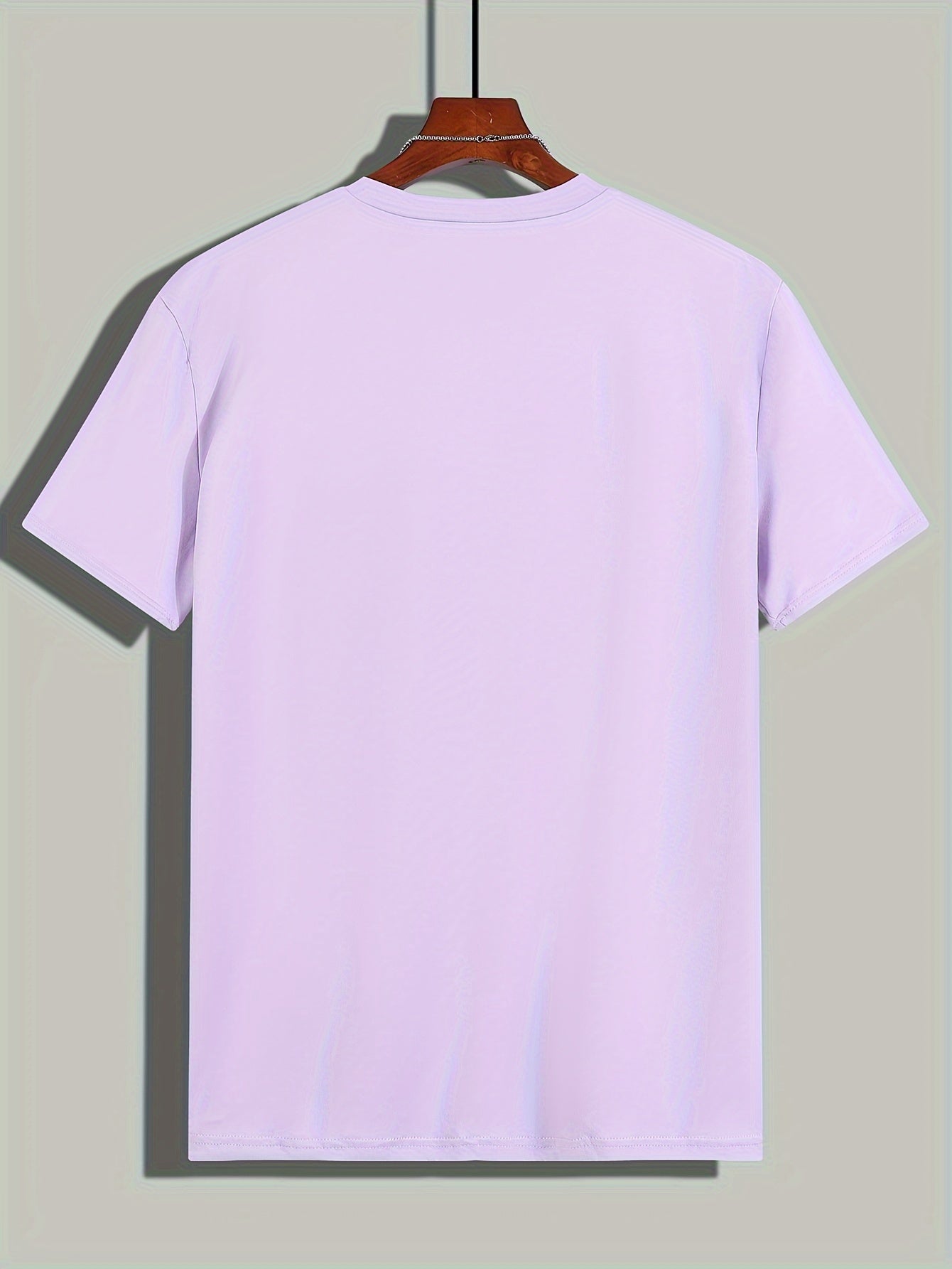 Men's Slim Fit T-shirt With Trendy Graphic Print