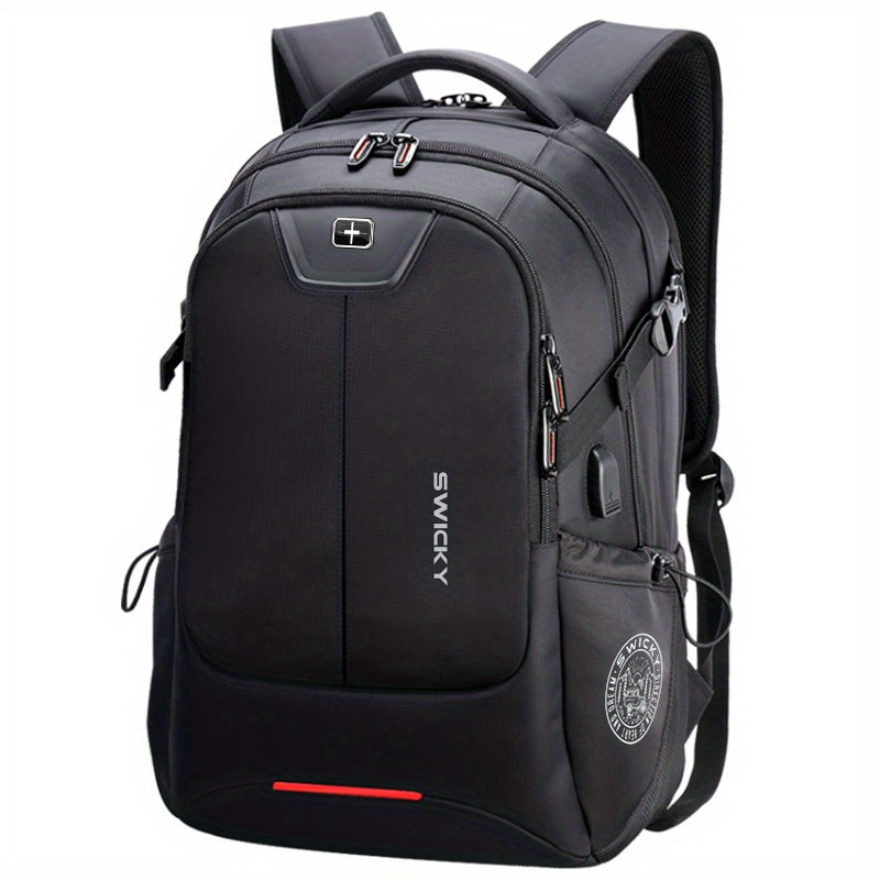 Travel Laptop Backpack, Waterproof Anti Theft Backpack With Lock And USB Charging, Large 17-17.3inch/43.18-43.94cm Computer Business Backpack For Men Women, School College Backpack, School bags, Valentines Gifts