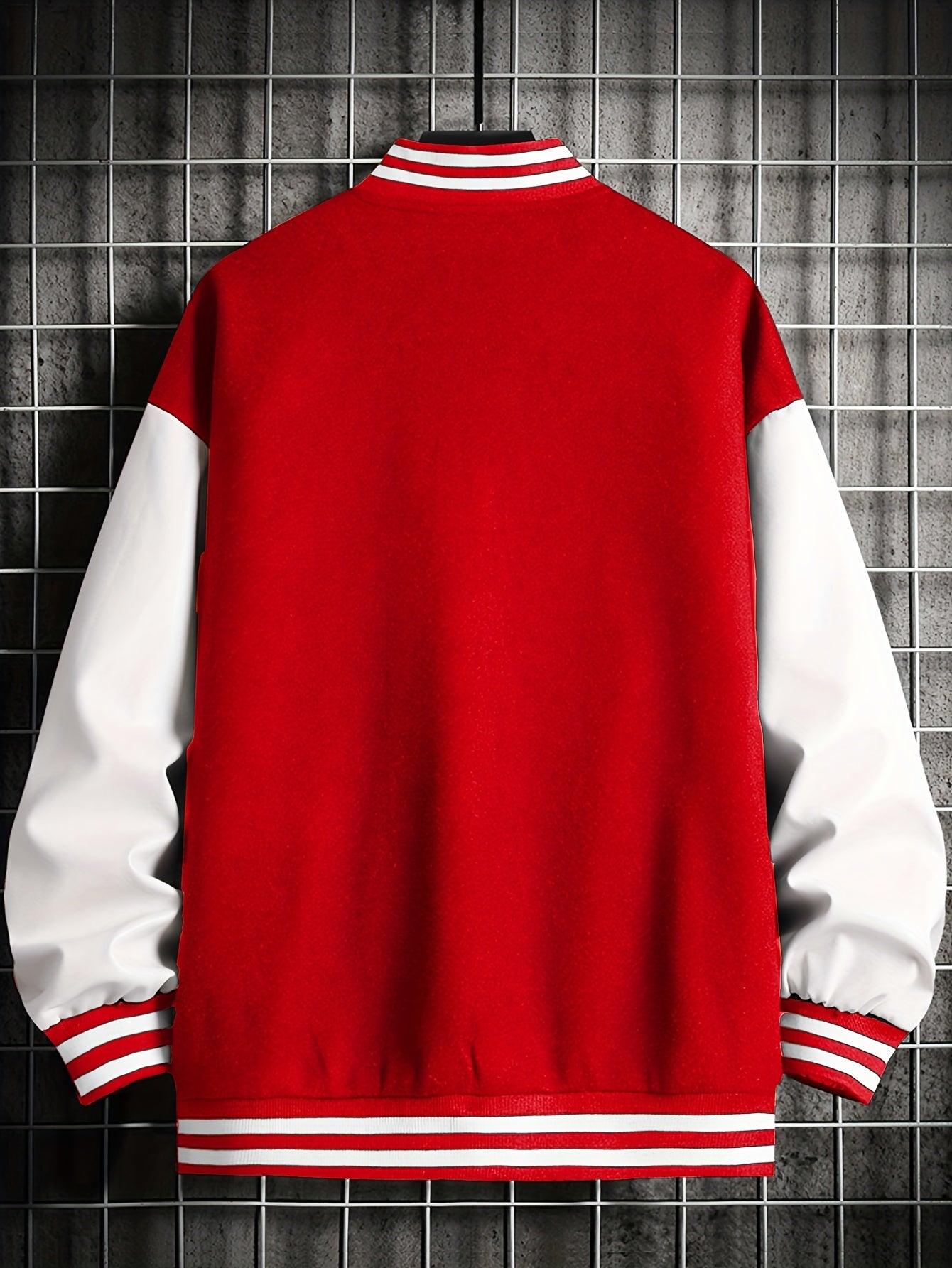 Men'S Loose-Fitting Casual Warm Baseball Jacket in Nine Colors for Spring, Autumn, And Winter. Features Exquisite Towel Embroidery And Letter Embroidery, Suitable for Both Men And Women, Effortlessly Showcasing Personality An