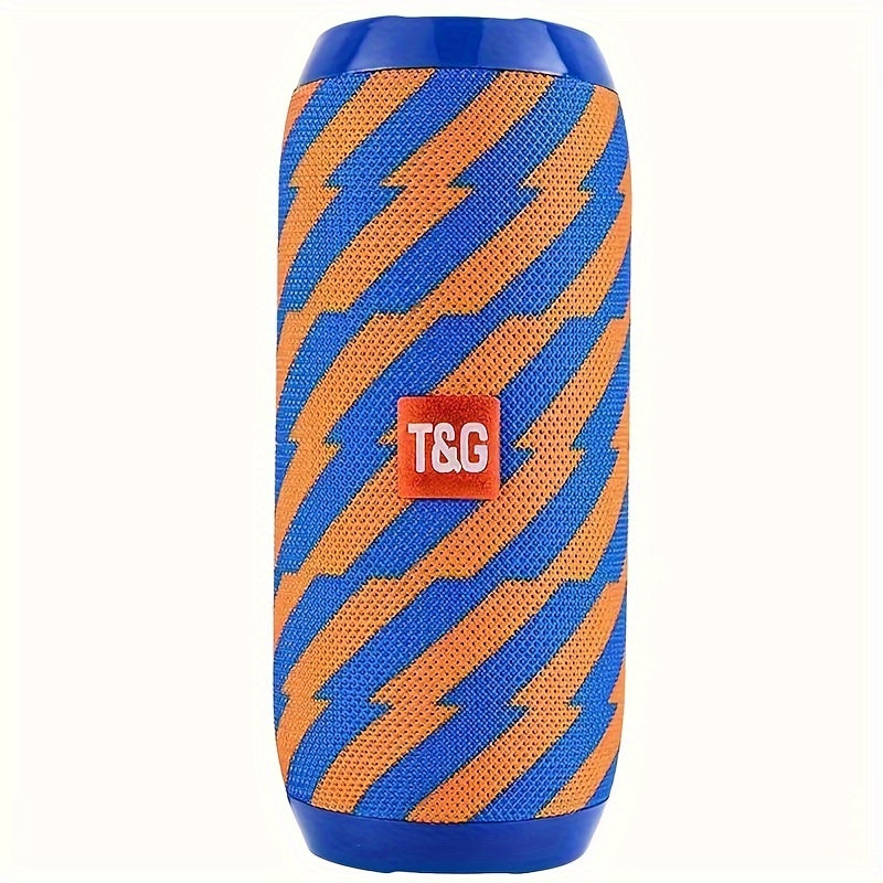 TG117 Portable Wireless Stereo Speaker System - Twin Speaker TWS Technology, Built-in Mic for Hands-Free Calls, FM Radio, TF Card & USB Playback - Perfect for Travel, Outdoor Adventures, and Indoor Entertainment