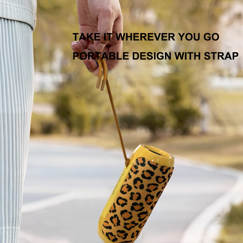 TG117 Portable Wireless Stereo Speaker System - Twin Speaker TWS Technology, Built-in Mic for Hands-Free Calls, FM Radio, TF Card & USB Playback - Perfect for Travel, Outdoor Adventures, and Indoor Entertainment