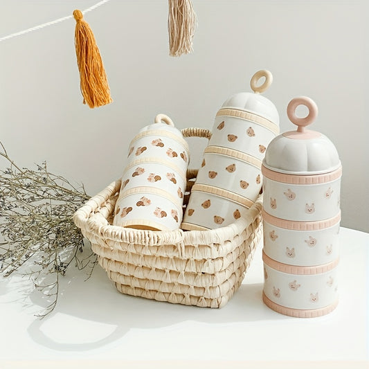 Baby Portable Milk Powder Box, Children's Sealed Moisture-proof Dispenser, Baby Rice Flour Storage Container