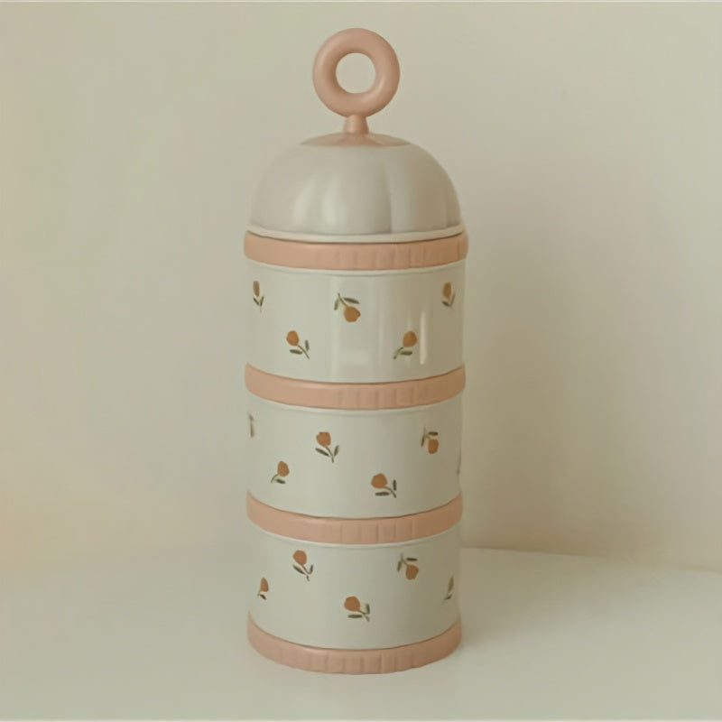 Baby Portable Milk Powder Box, Children's Sealed Moisture-proof Dispenser, Baby Rice Flour Storage Container
