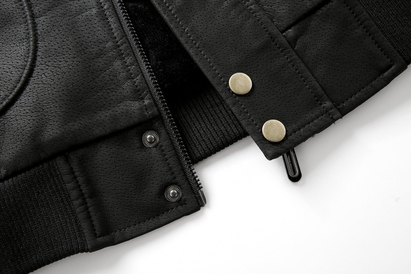 Men's Vintage Bomber Jacket - Motorcycle Flight Coat with Fleece Lining, Brown Military Style Winter Outerwear, Patches, Zipper Closure, Slim Fit, Casual Retro Look, Cold Weather Gear | Military Style Jacket | Ribbed Cuffs Ja