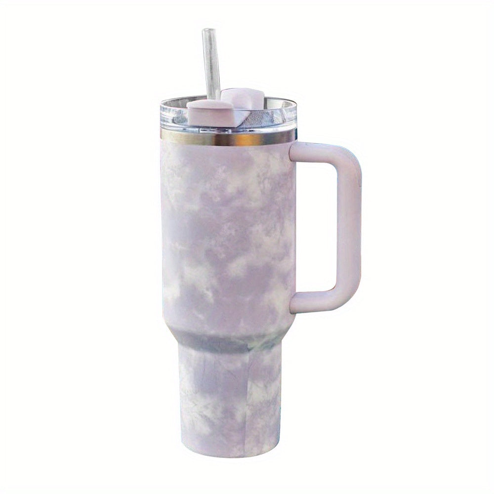 Sakura Train 40 OZ Fantasy series Stainless Steel Vacuum Insulated Tumbler with Handle and Straw Lid, Tumblers, Travel Mug for Water, Iced Tea or Coffee, Smoothie and More, BPA Free, Best Gift For Men And Women Birthday, Moth