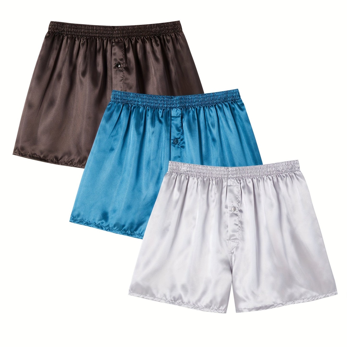 Set of 3/6 Jupitersecret Men'S Boxer Shorts, Smooth Touch Home Shorts with Elastic Waistband.