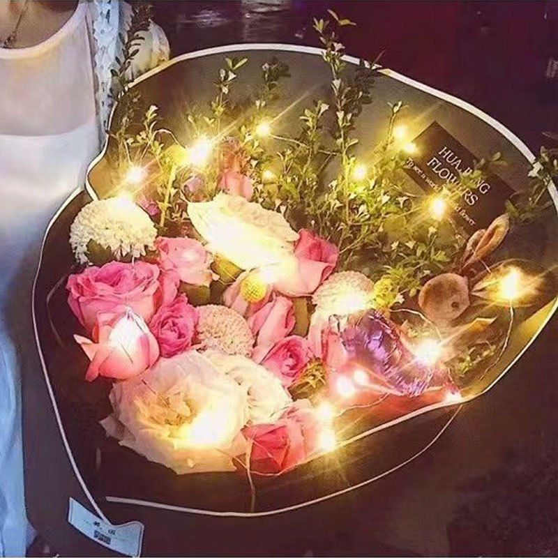 [LED String Lights] 50/100LED String Lights - 1pc Suitable for Bedroom, Party, Wedding, Christmas and Halloween Decoration Light