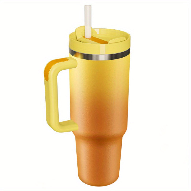 Sakura Train 40 OZ Fantasy series Stainless Steel Vacuum Insulated Tumbler with Handle and Straw Lid, Tumblers, Travel Mug for Water, Iced Tea or Coffee, Smoothie and More, BPA Free, Best Gift For Men And Women Birthday, Moth